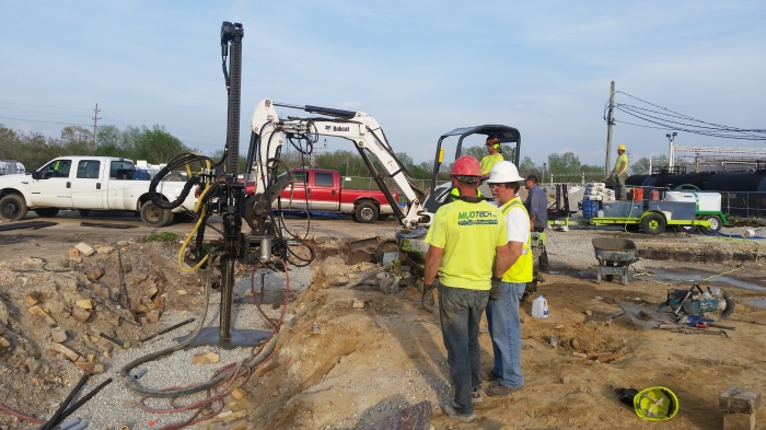 Rock Anchor System Installation